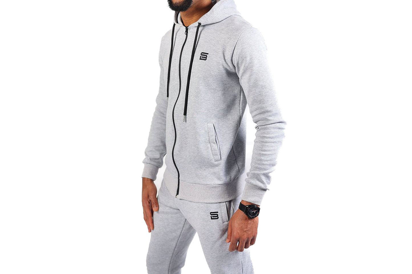 Sage Bryan Cotton hoodie zipper jacket