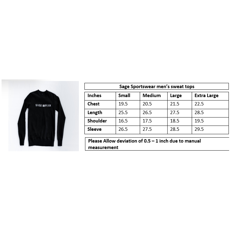 Sage unisex sportswear sweat tops